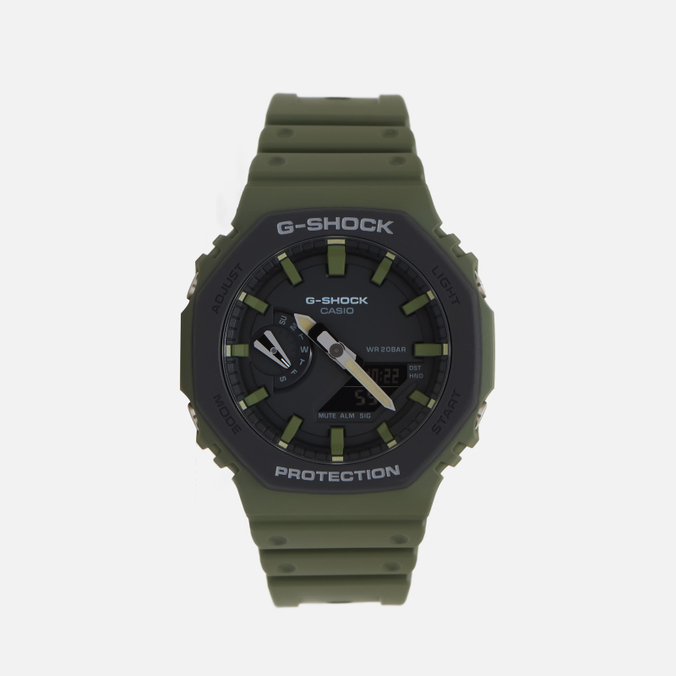 Наручные часы CASIO G-SHOCK GA-2110SU-3A оливковый, Размер ONE SIZE