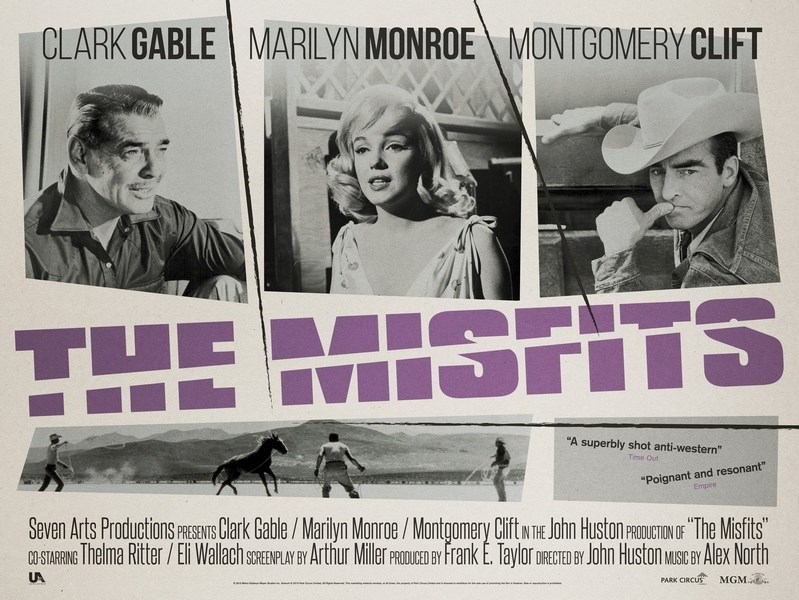 

Постер к фильму "Неприкаянные" (The Misfits) Оригинальный 71,1x55,9 см