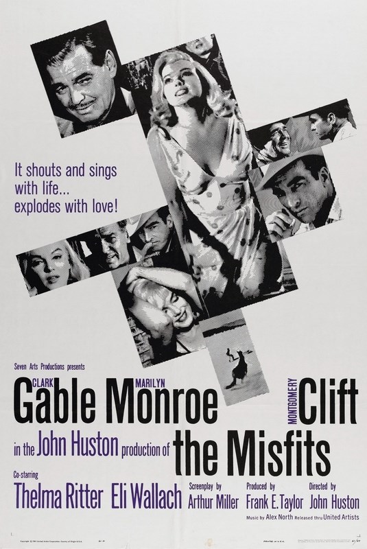 

Постер к фильму "Неприкаянные" (The Misfits) 50x70 см