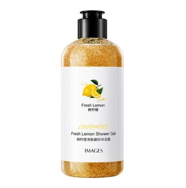 фото Гель-скраб для душа с экстрактом лимона images luofmiss lemon fruit shower gel, 300мл