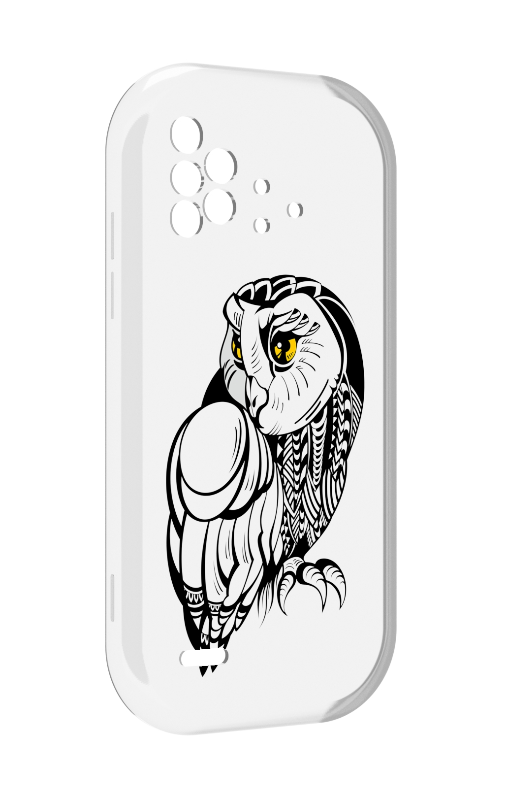 

Чехол MyPads сова-красотка для UMIDIGI Bison X10 / X10 Pro, Прозрачный, Tocco