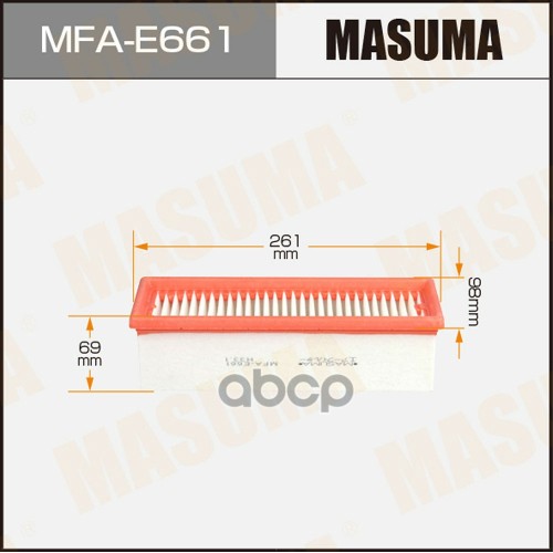 

Фильтр Воздушный Masuma Mfa-E661 Masuma арт. MFA-E661