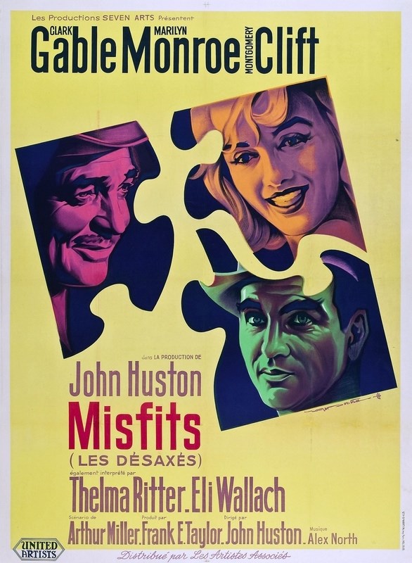 

Постер к фильму "Неприкаянные" (The Misfits) Оригинальный 50,8x68,6 см