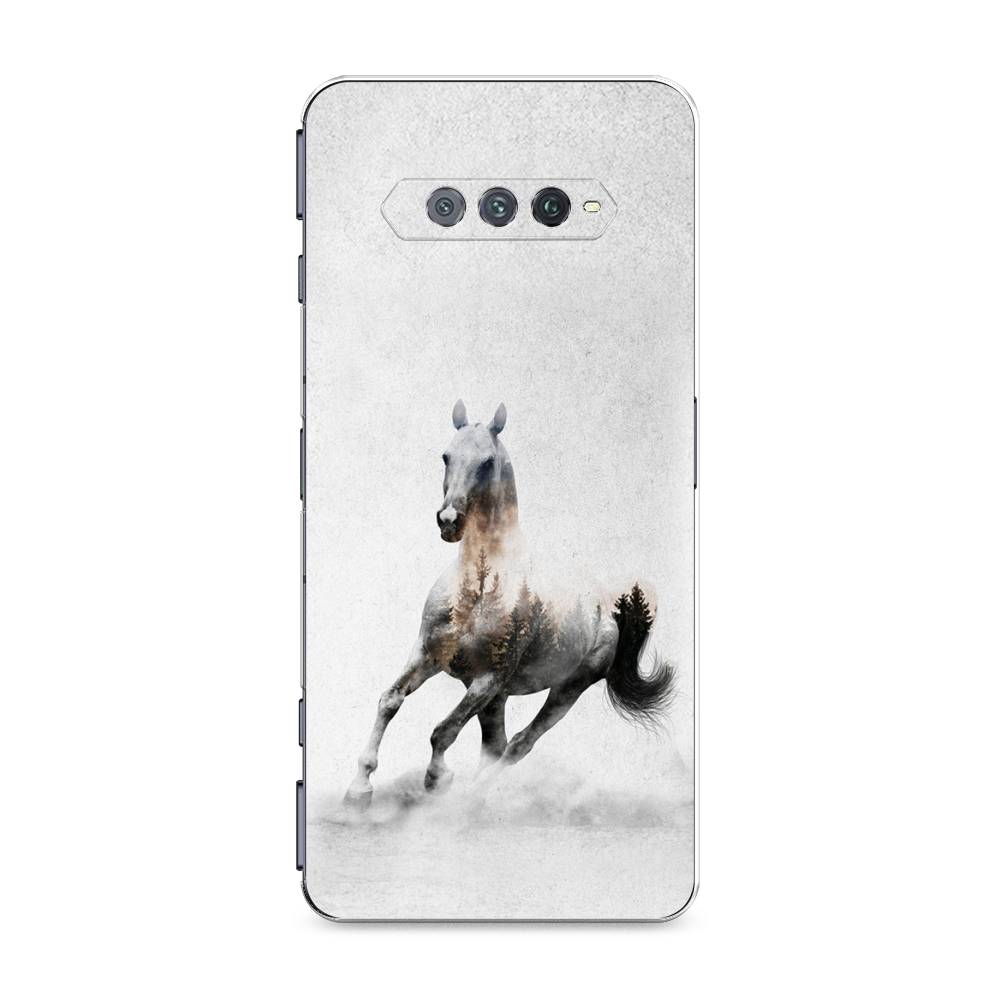 

Чехол Awog на Xiaomi Black Shark 4/4S/4S Pro/4 Pro "Лошадь лес", Разноцветный, 311650-2