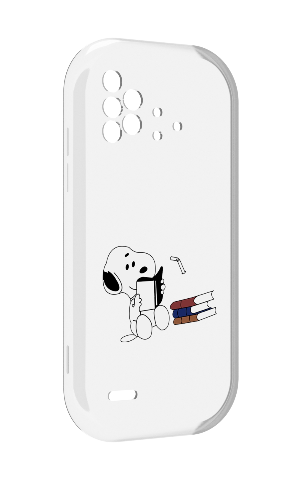

Чехол MyPads собака-с-книжками для UMIDIGI Bison X10 / X10 Pro, Прозрачный, Tocco