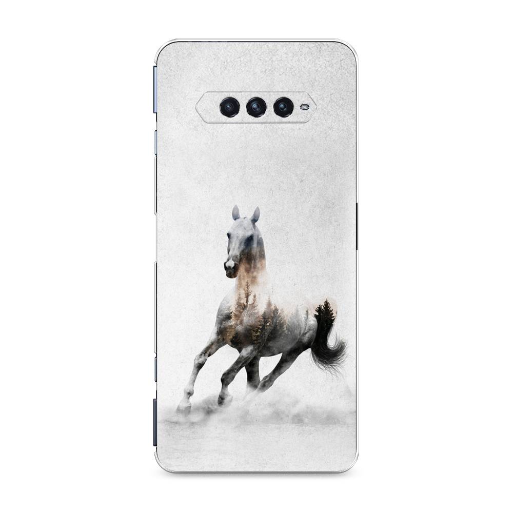 

Чехол Awog на Xiaomi Black Shark 4/4S/4S Pro/4 Pro "Лошадь лес", Разноцветный, 311150-2