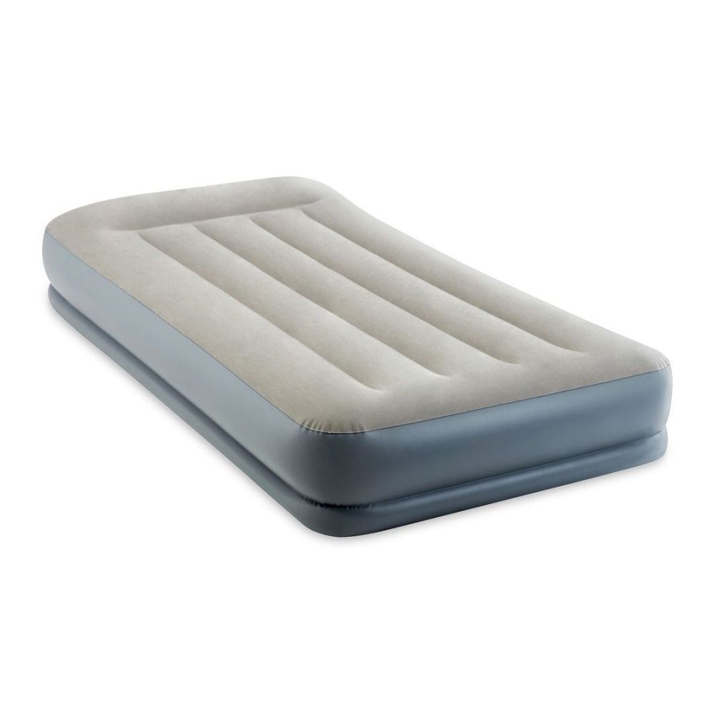 

Кровать Pillow Rest Mid-Rise Airbed 99x191x30 см с встр.насосом 220V, Серый;синий