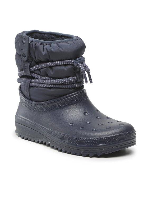 Ботинки утепленные Classic Neo Puff Luxe Boot 207312 Crocs синий 39,5 EU