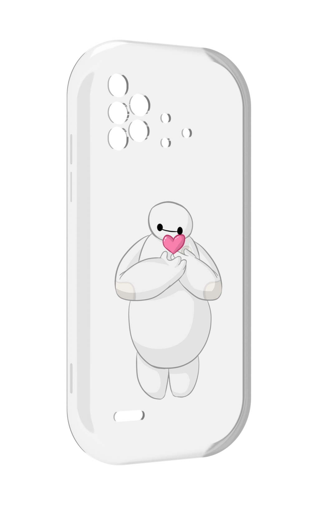 

Чехол MyPads снеговик-с-сердечком для UMIDIGI Bison X10 / X10 Pro, Прозрачный, Tocco