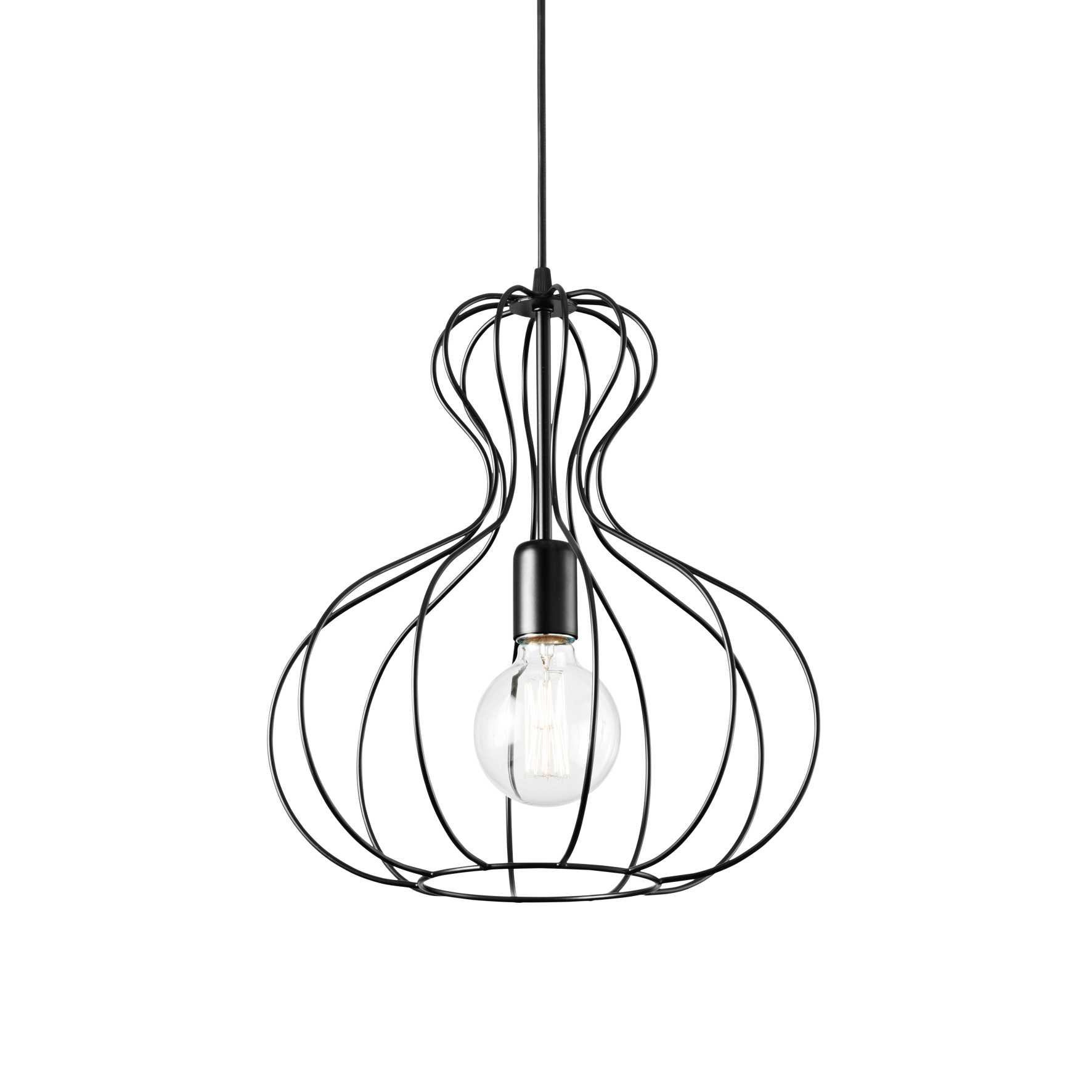 Ideal Lux Подвесной светильник Ideal Lux Ampolla-1 SP1 Nero 148502