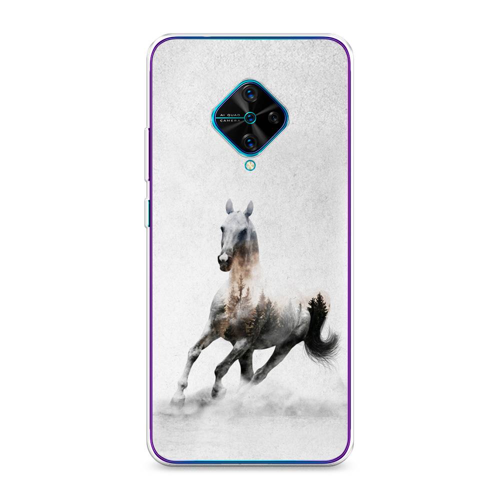 

Чехол Awog на Vivo Y9s "Лошадь лес", Разноцветный, 262450-2