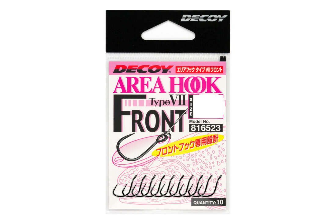 

Крючок Decoy Area Hook VII Front #08 (10шт), Черный, Area Hook VII Front