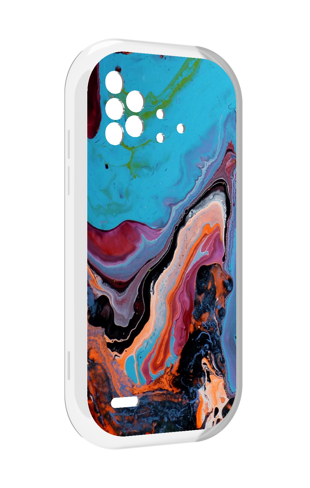

Чехол MyPads смешанные краски для UMIDIGI Bison X10 / X10 Pro, Прозрачный, Tocco