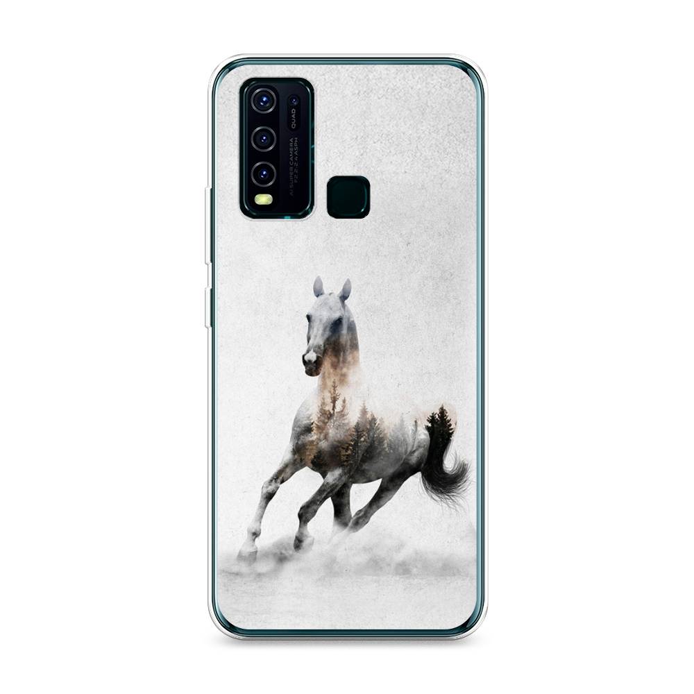 

Чехол Awog на Vivo Y30/Y50 "Лошадь лес", Разноцветный, 262650-2