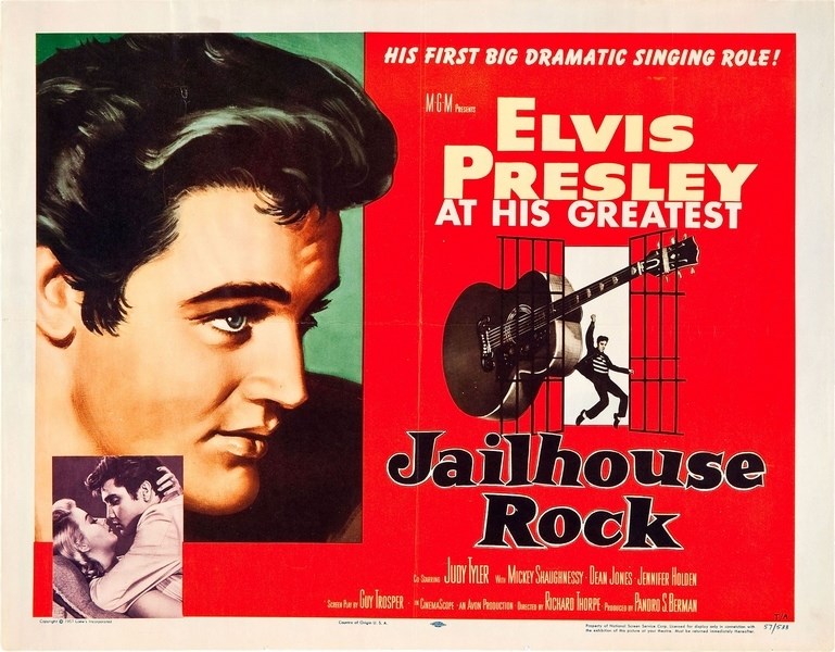 

Постер к фильму "Тюремный рок" (Jailhouse Rock) 50x70 см