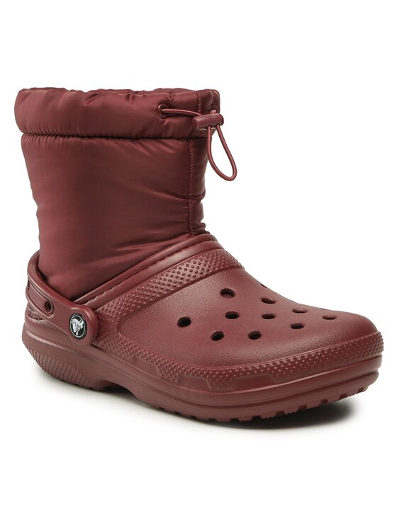 

Ботинки утепленные Classic Lined Neo Puff Boot 206630 Crocs Темно-красный 39,5 EU, Classic Lined Neo Puff Boot 206630