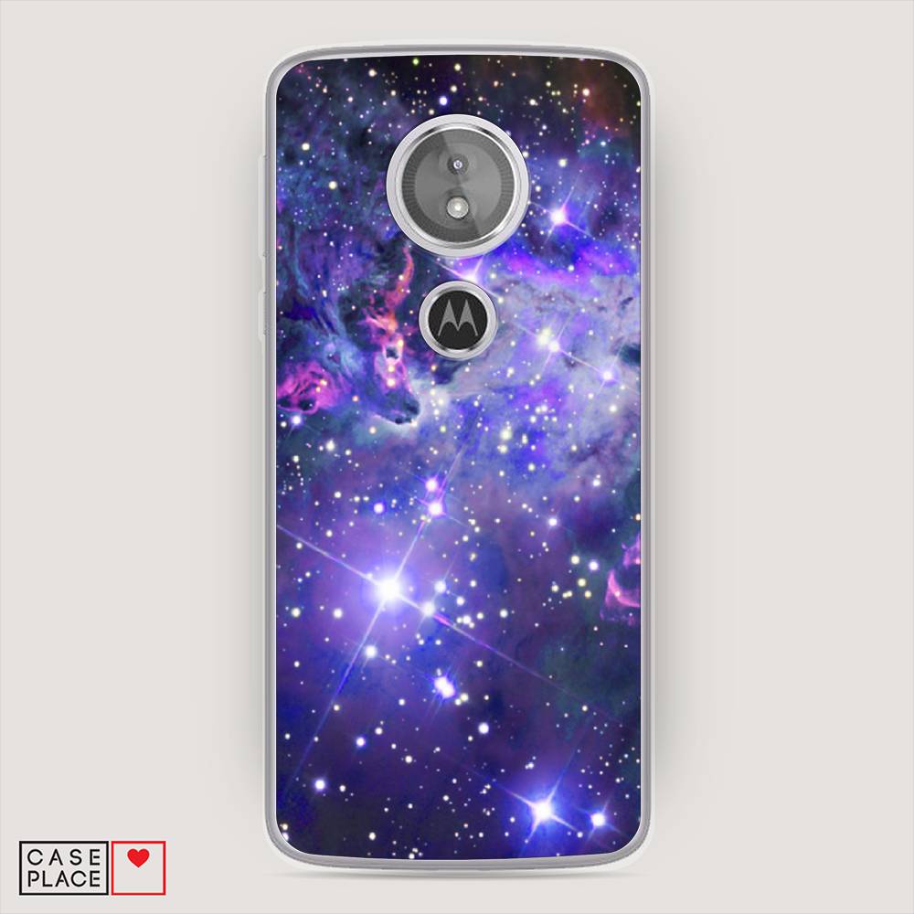 

Чехол Awog на Motorola Moto E5 / Моторола Мото E5 "Яркая галактика", Разноцветный, 241050-4