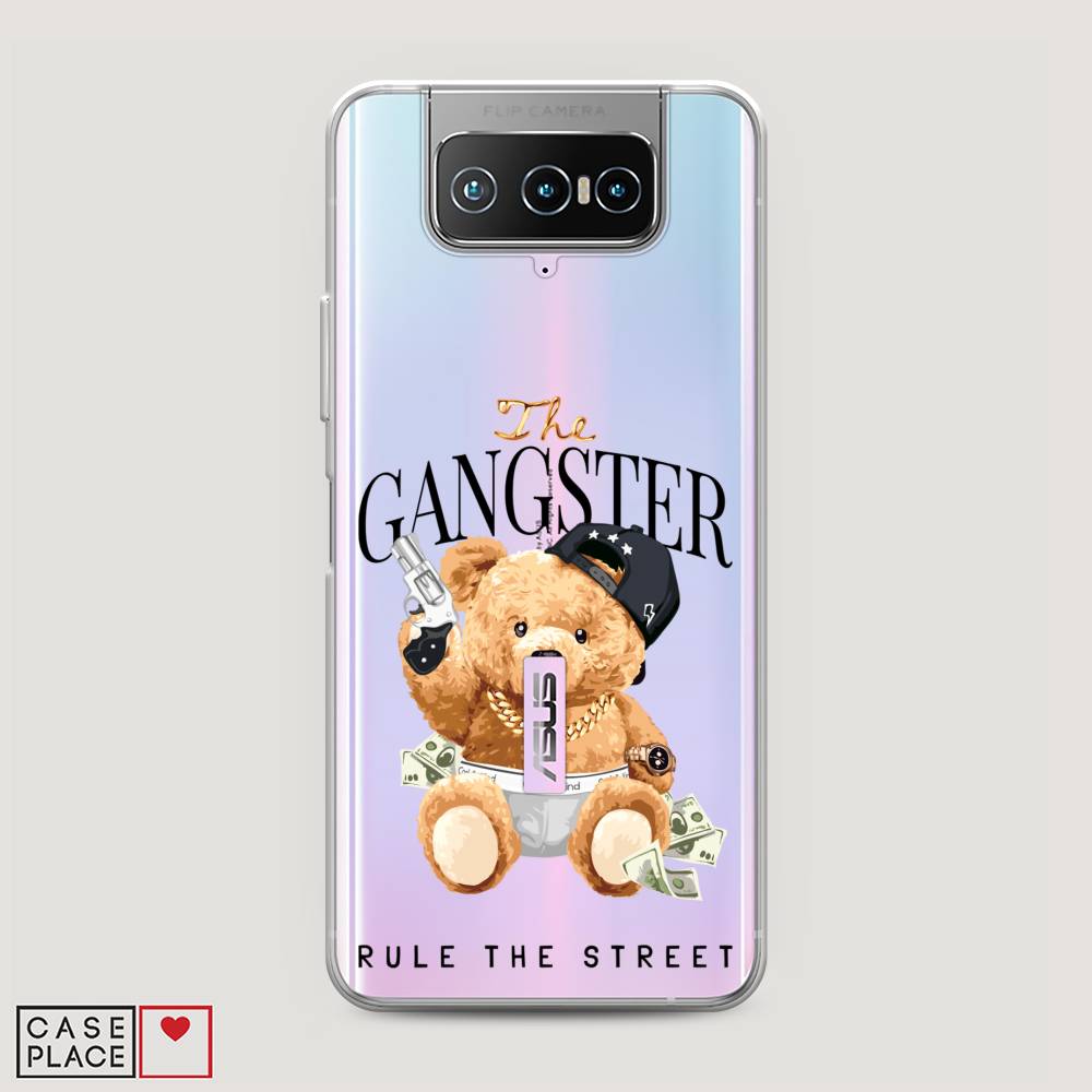 

Чехол на Asus Zenfone 7 "The Gangster", Бежевый;серый;черный, 44050-6