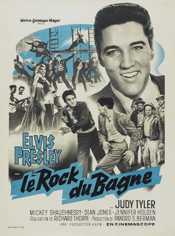 

Постер к фильму "Тюремный рок" (Jailhouse Rock) A4