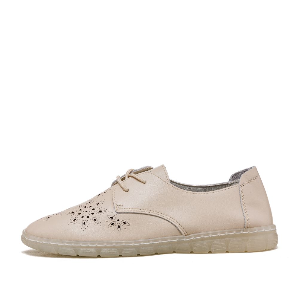 

Полуботинки женские Marisetta 201-31WA-7 бежевые 39 RU, Бежевый, 201-31WA-7