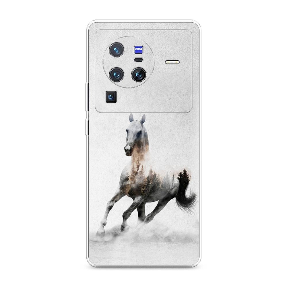 

Чехол Awog на Vivo X80 Pro "Лошадь лес", Разноцветный, 266650-2