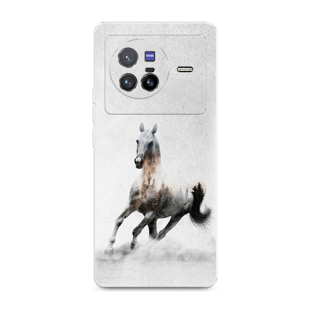 

Чехол Awog на Vivo X80 "Лошадь лес", Разноцветный, 266550-2