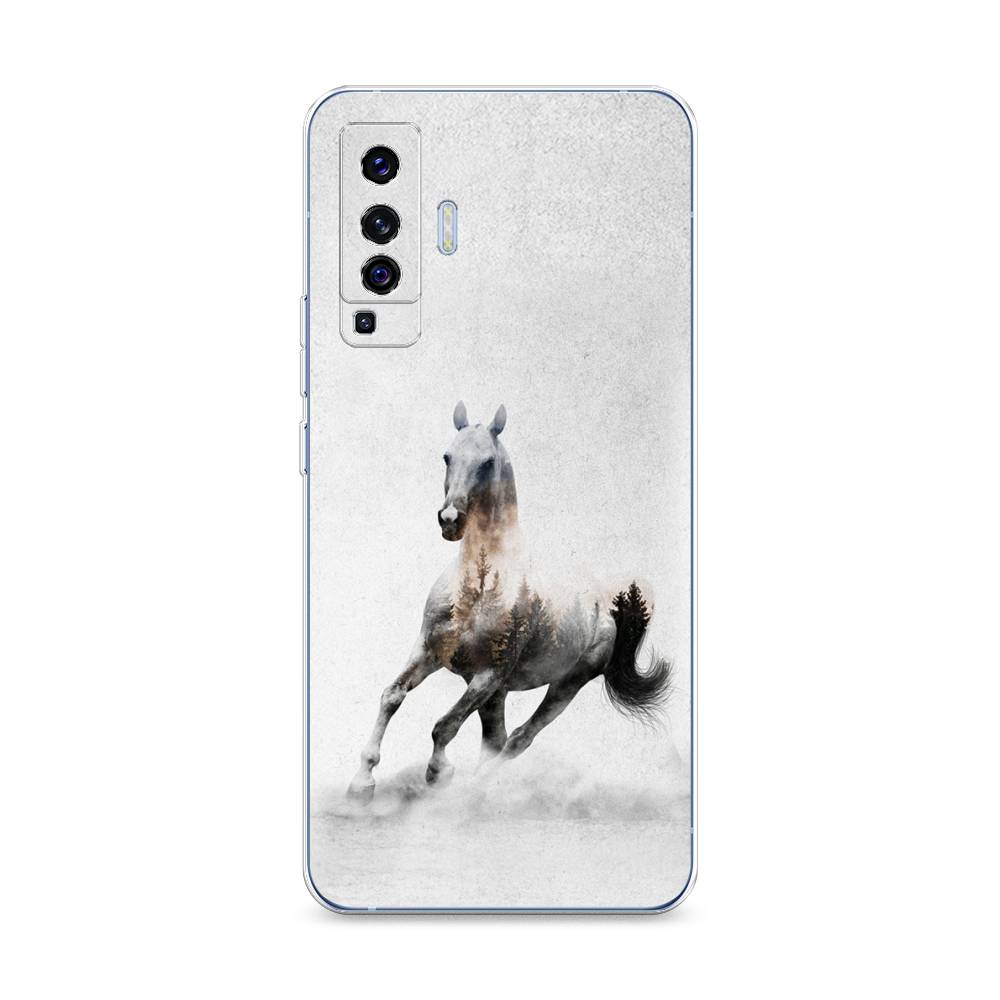 

Чехол Awog на Vivo X50 "Лошадь лес", Разноцветный, 262250-2