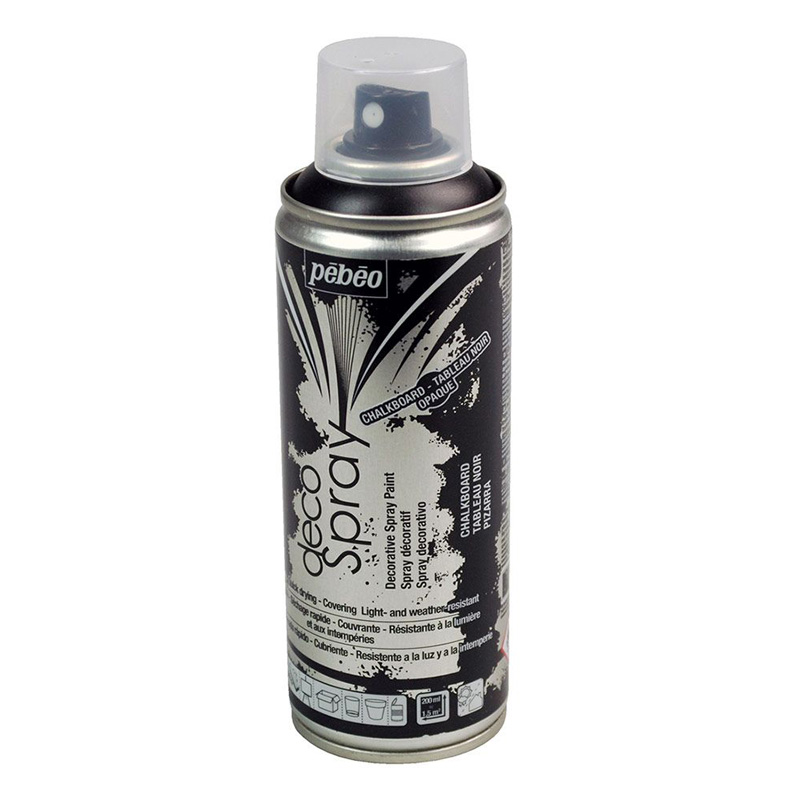 

Краска с эффектом грифельной доски Pebeo decoSpray, 094003 Черный