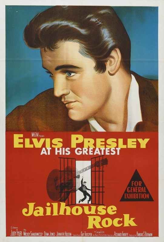 

Постер к фильму "Тюремный рок" (Jailhouse Rock) 50x70 см