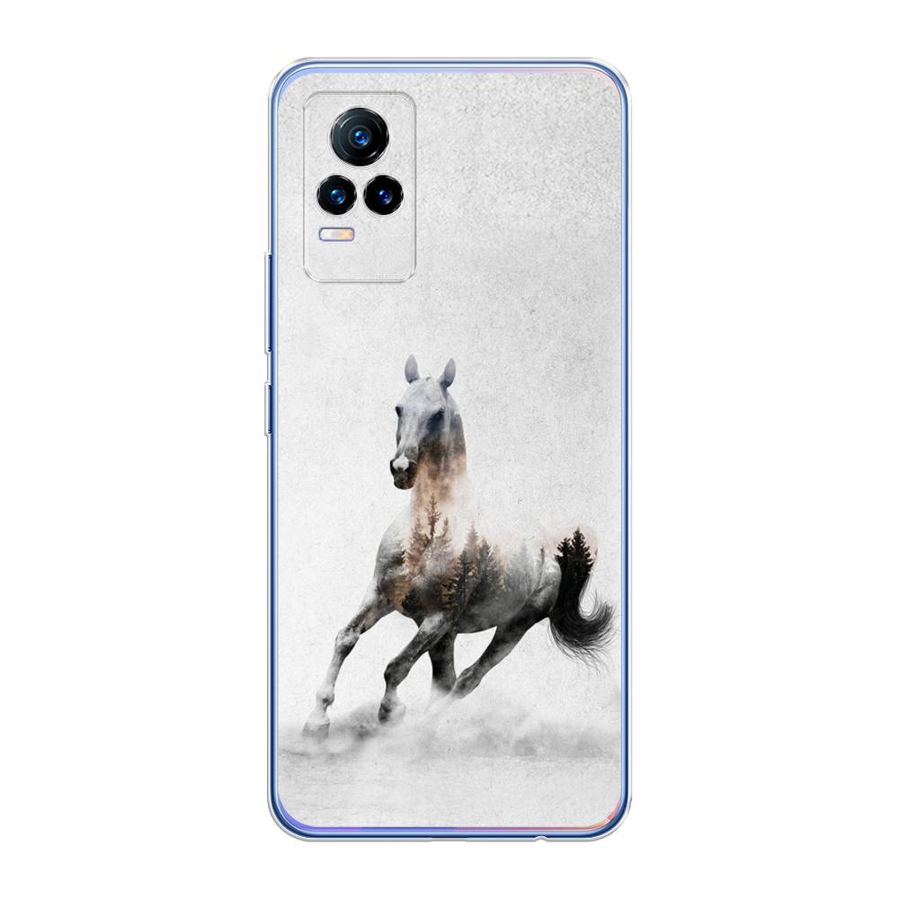 

Чехол Awog на Vivo V21e 4G "Лошадь лес", Разноцветный, 264550-2