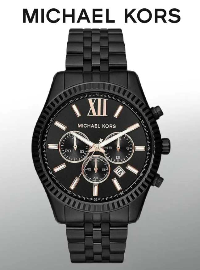 

Наручные часы мужские Michael Kors M8467K черные, M8467K