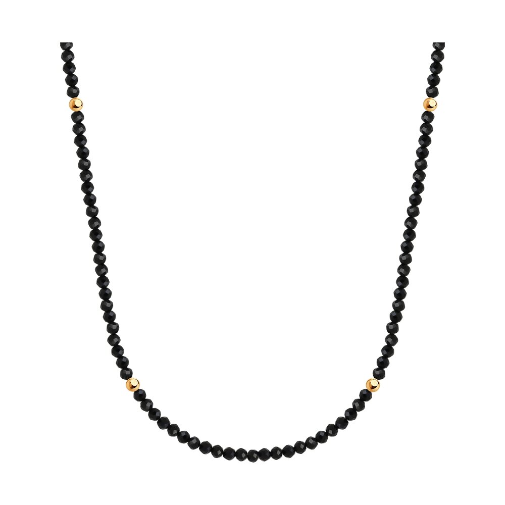 

Бусы из серебра 36 см Diamant 93-370-01855-3, шпинель, 93-370-01855-3