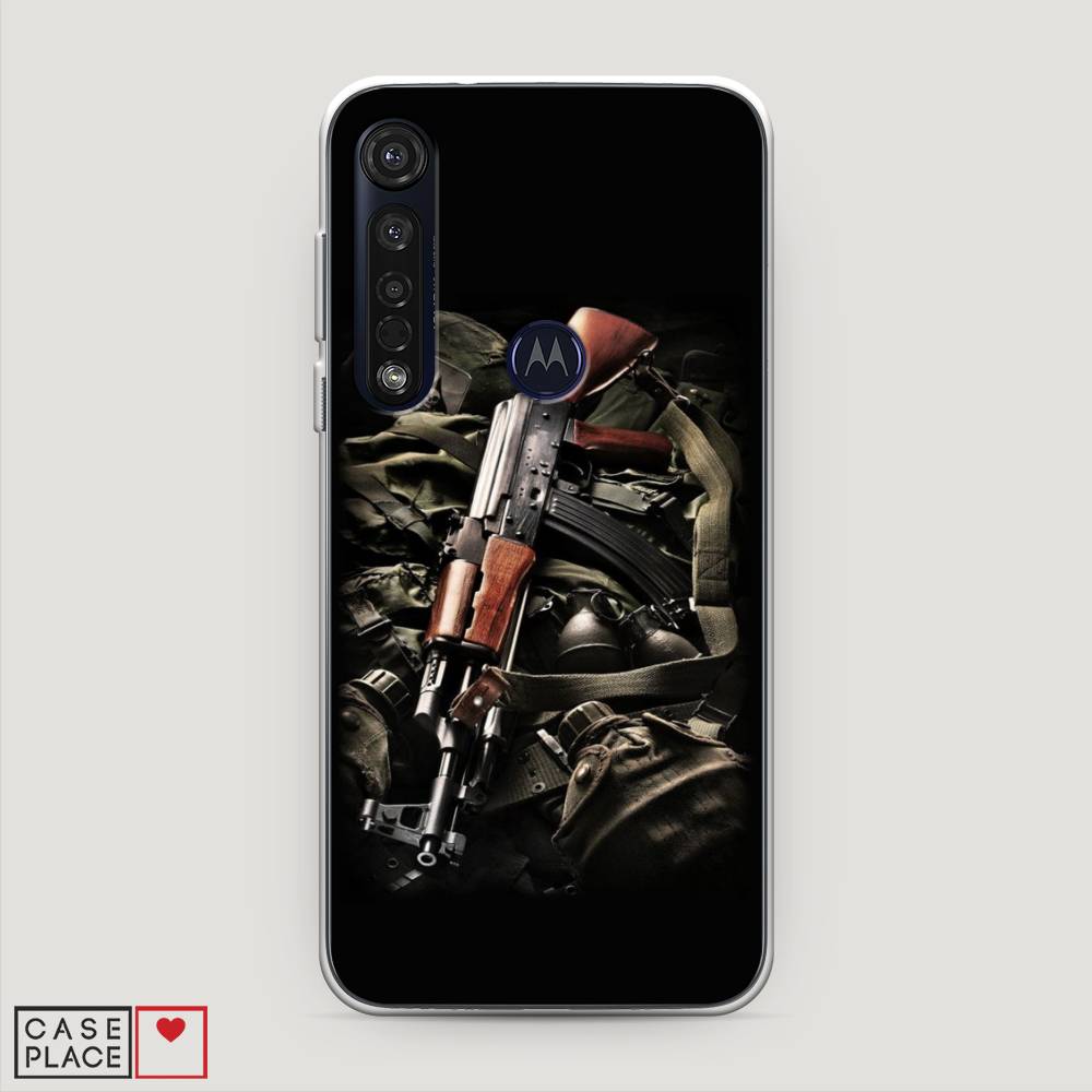 

Чехол Awog на Motorola Moto G8 Plus "Автомат", Разноцветный, 241450-5