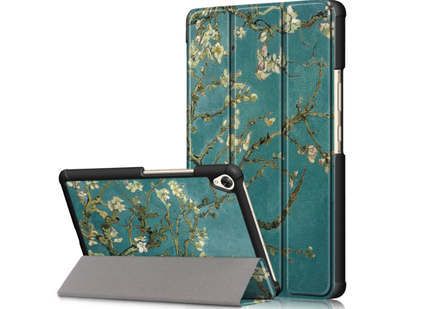 

Чехол MyPads для Huawei MediaPad T5 10 Сакура, Темно-синий