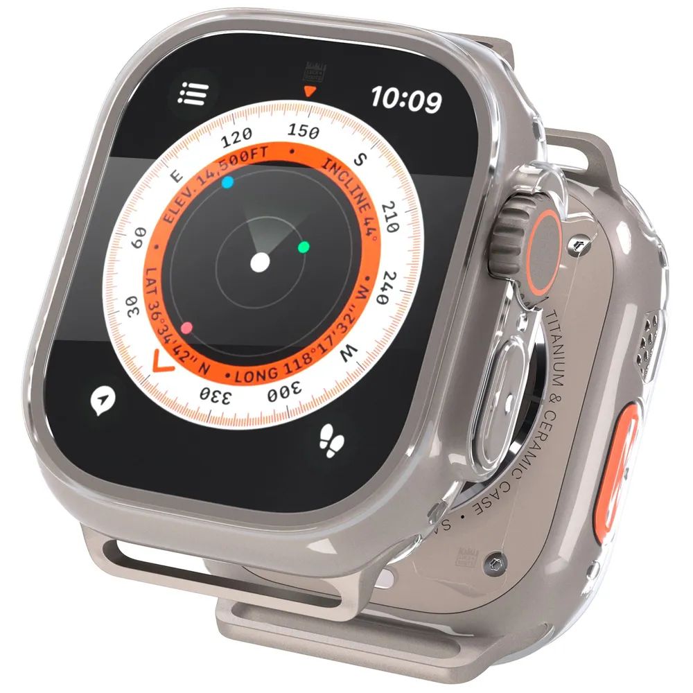 Чехол на смарт-часы Apple Watch Ultra диагональю 49 мм Luckroute, противоударный бампер