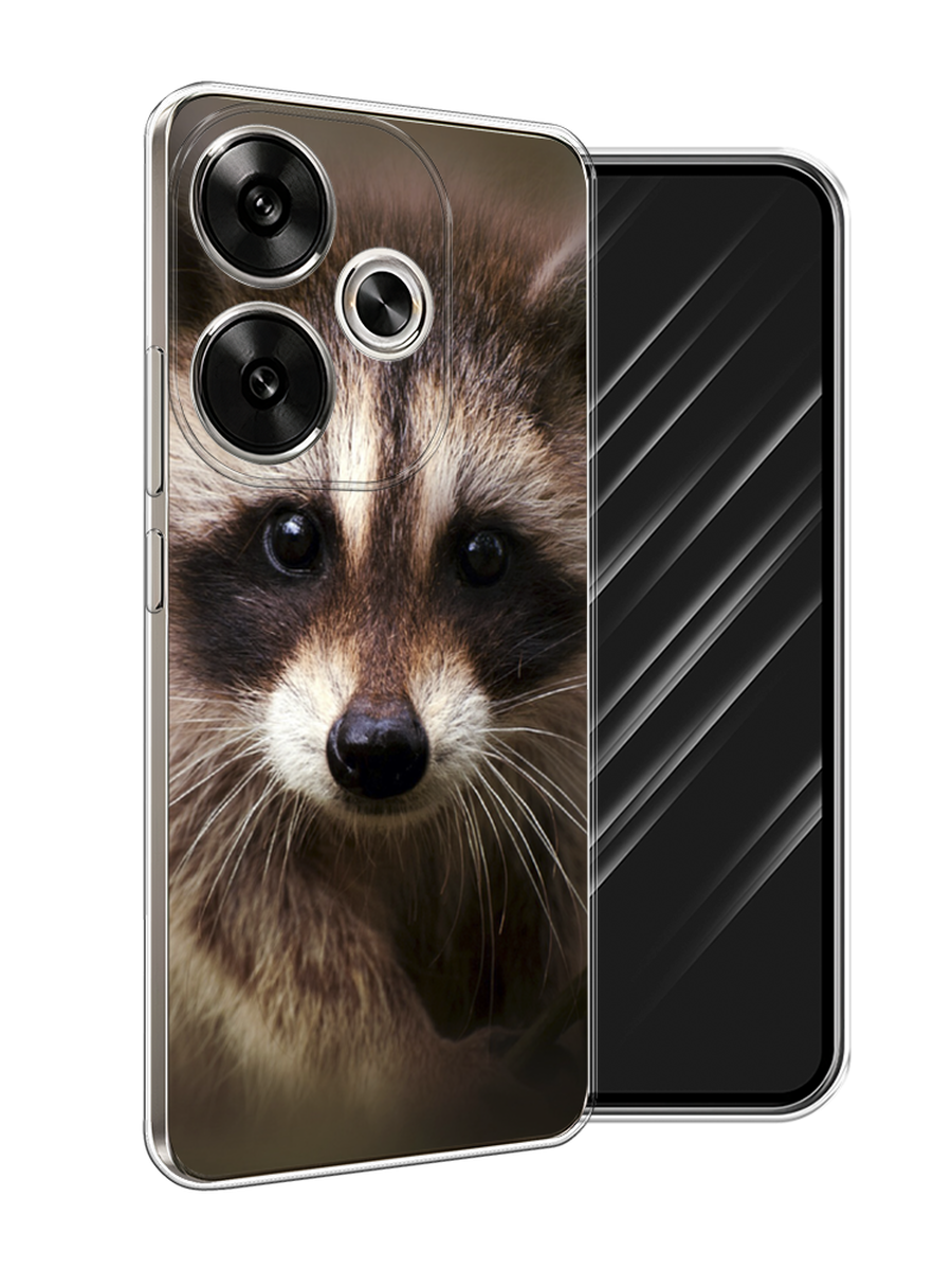 

Чехол Awog на Xiaomi Redmi Turbo 3 "Енот", Коричневый, 322150-1