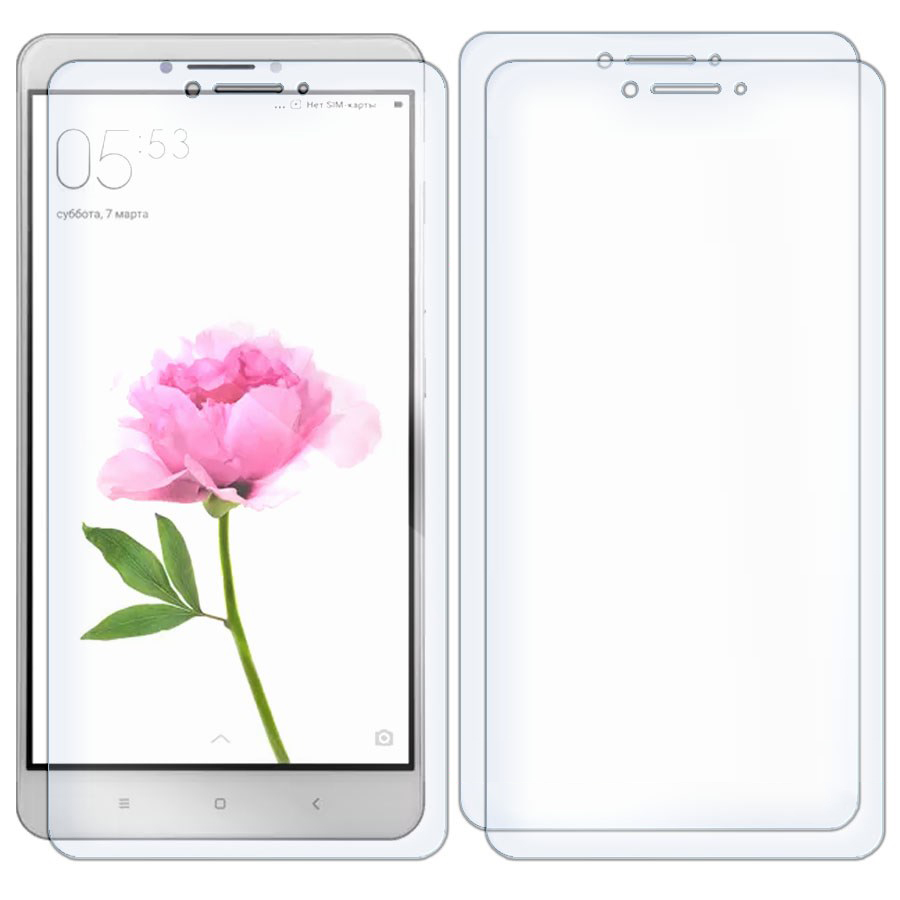 

Комплект из 3-x защитных гибридных стекол для Xiaomi Mi Max