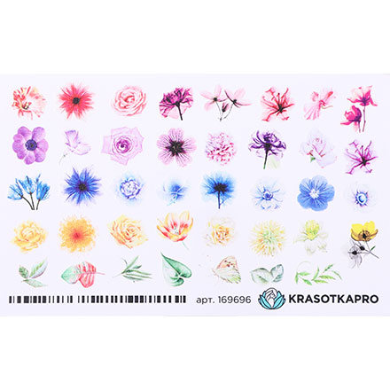Купить Гранд-слайдер KrasotkaPro, №169696 «Нежные цветы»