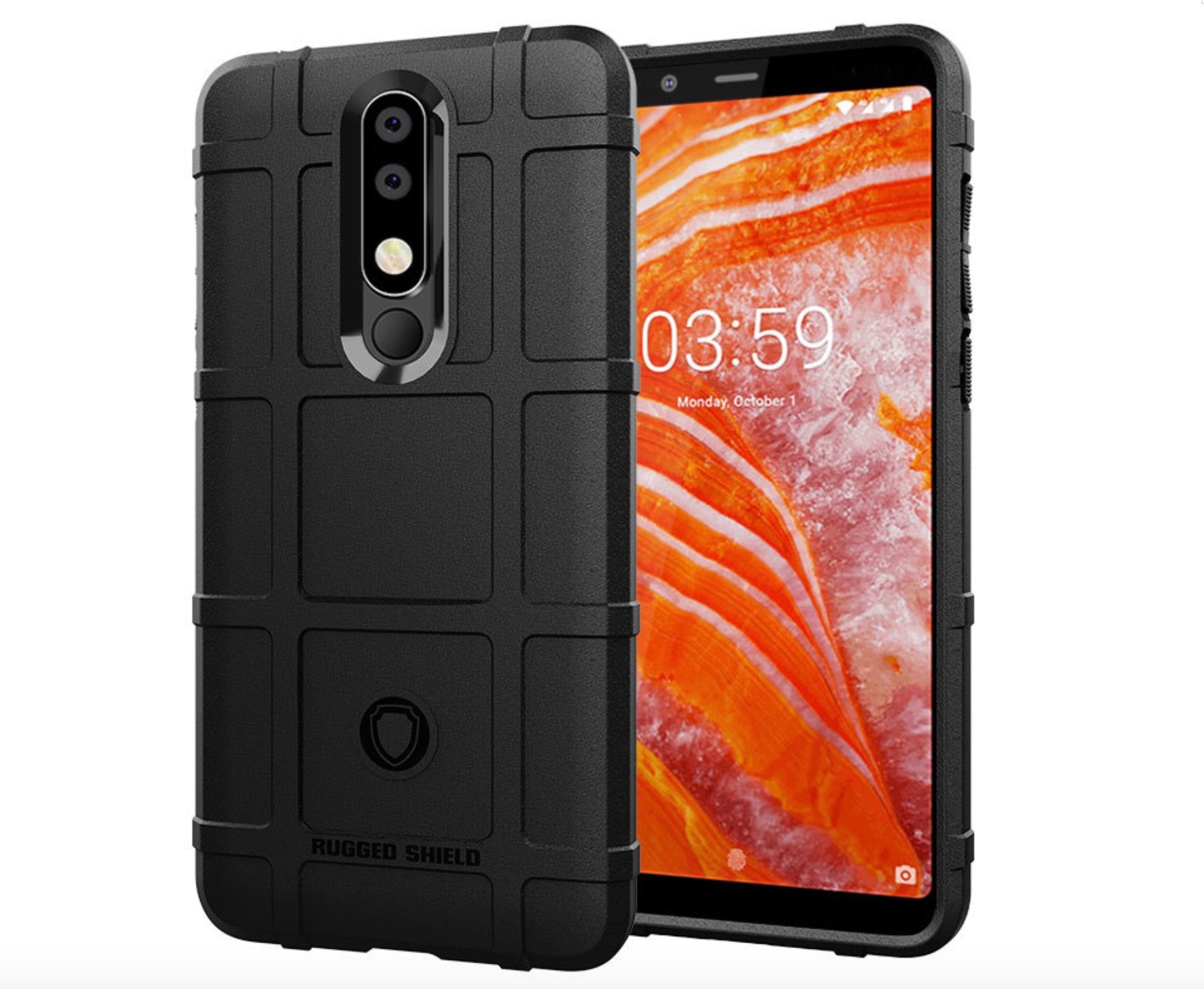 фото Чехол mypads для nokia 3.1 plus + black (121436)