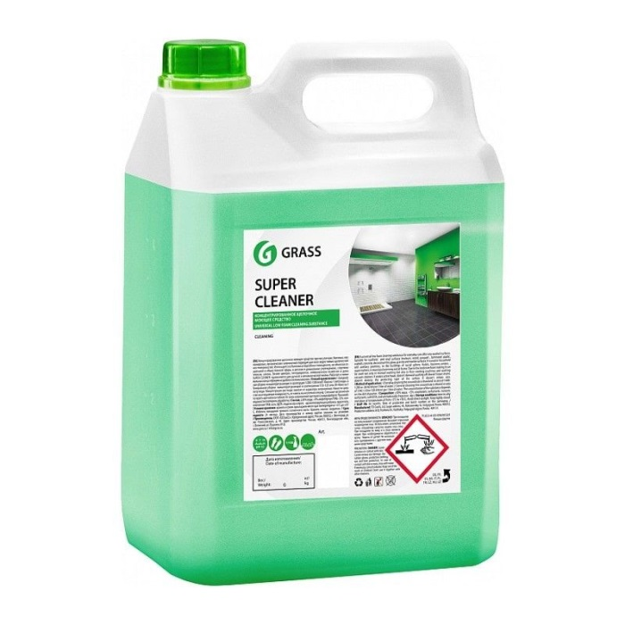 Моющее средство Grass super cleaner щелочное концентрат канистра 5.8 кг