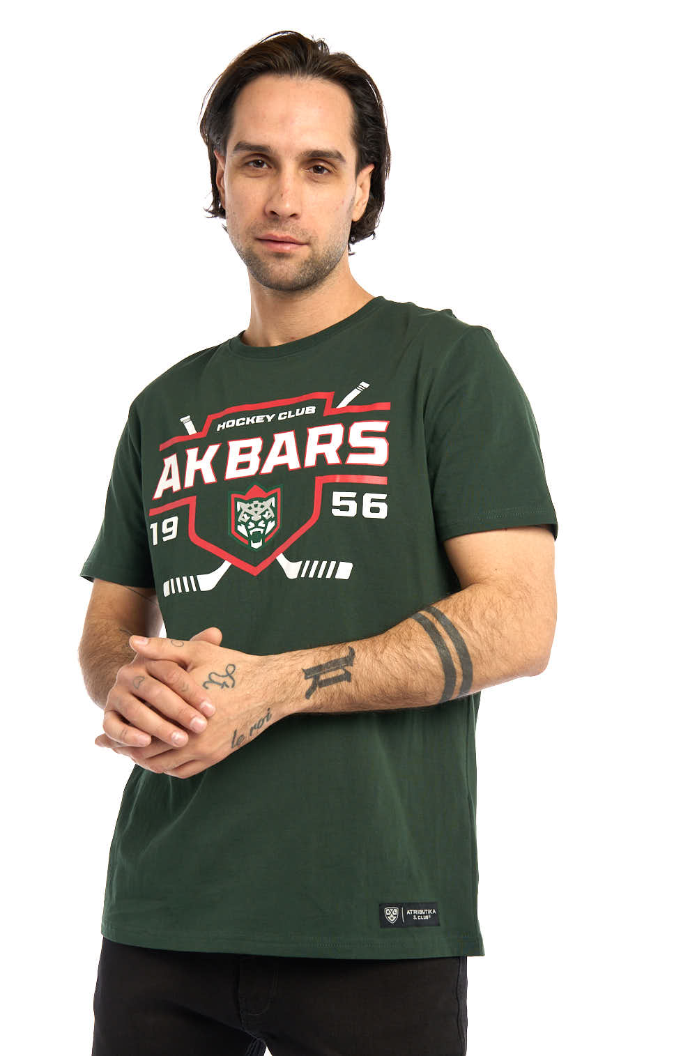

Футболка мужская Atributika&Club Ак Барс 32170 зеленая M, Зеленый, Ак Барс 32170