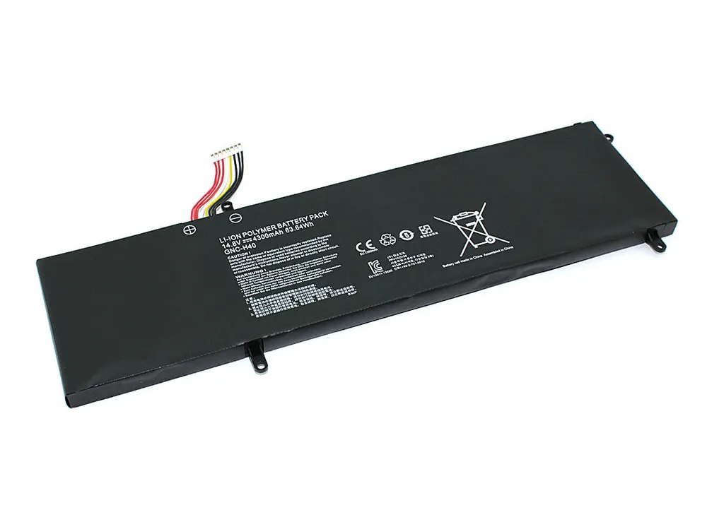 

Аккумуляторная батарея для ноутбука Gigabyte P34V2 GNC-H40 14.8V 4300mAh/63.64Wh, GNC-H40 14.8V 4300mAh/63.64Wh