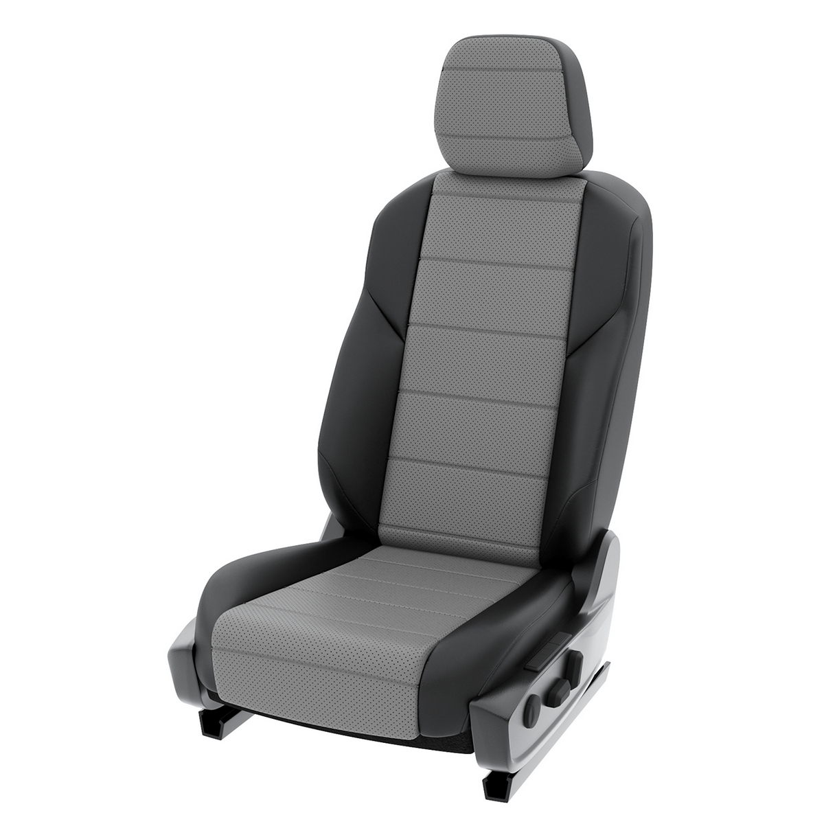 

Чехлы на сиденья Click Auto для Ситроен C4 CA506CF41 алькантара, Серый;черный, 128