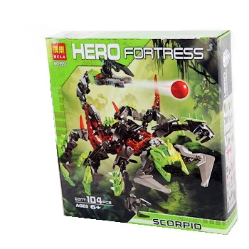 фото Конструктор гратвест hero fortress scorpio, 28*26*6 см gratwest