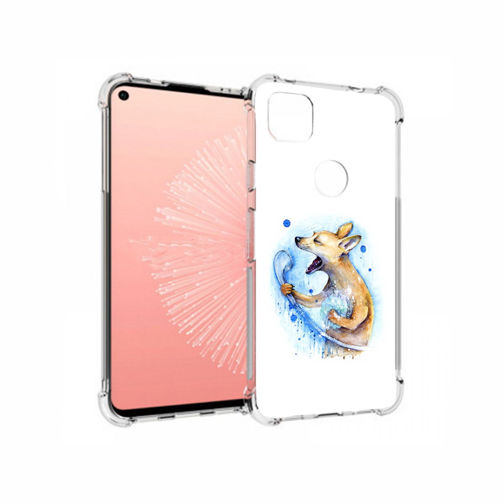 

Чехол MyPads Tocco для Google Pixel 4A пение в душе, Прозрачный, Tocco