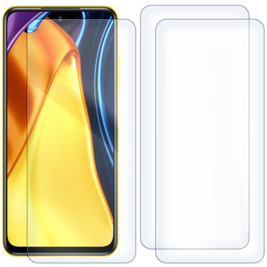 

Комплект из 3-x защитных гибридных стекол для Xiaomi Poco M3 Pro