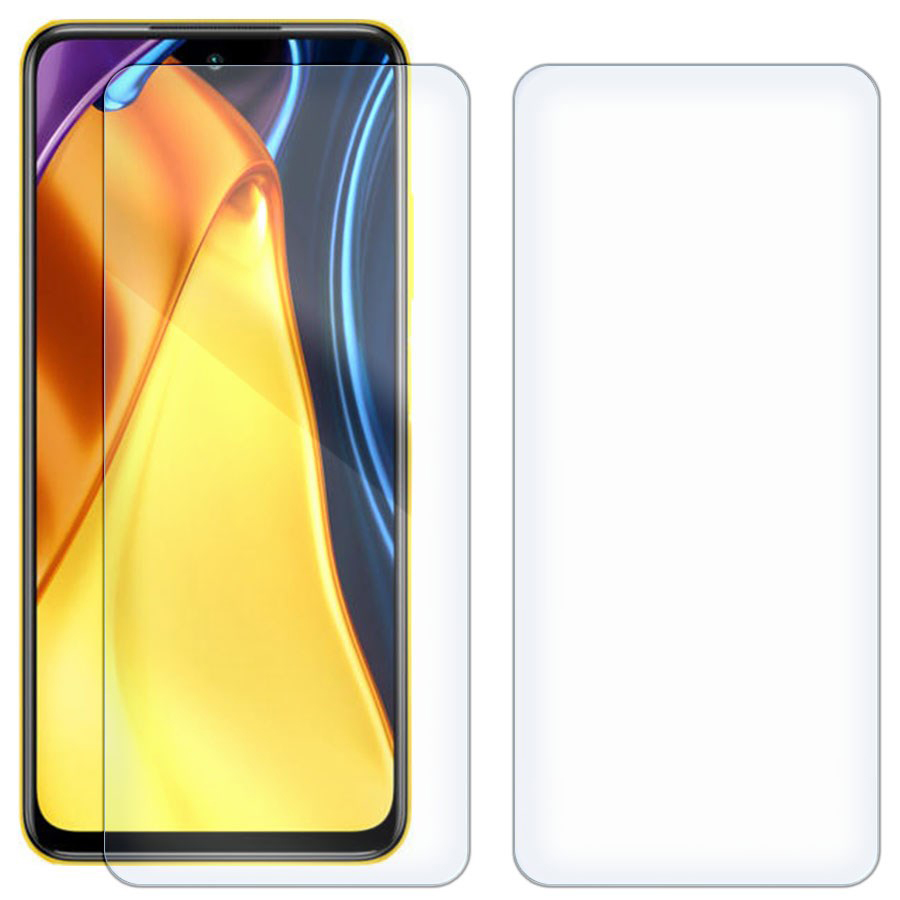 

Комплект из 2-x защитных гибридных стекол для Xiaomi Poco M3 Pro