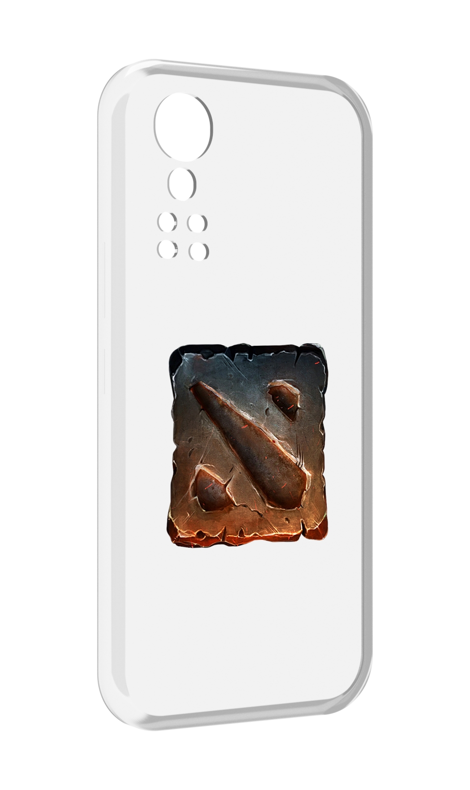 

Чехол MyPads dota 2 логотип 2 для ZTE Axon 30 5G / Axon 30S, Прозрачный, Tocco