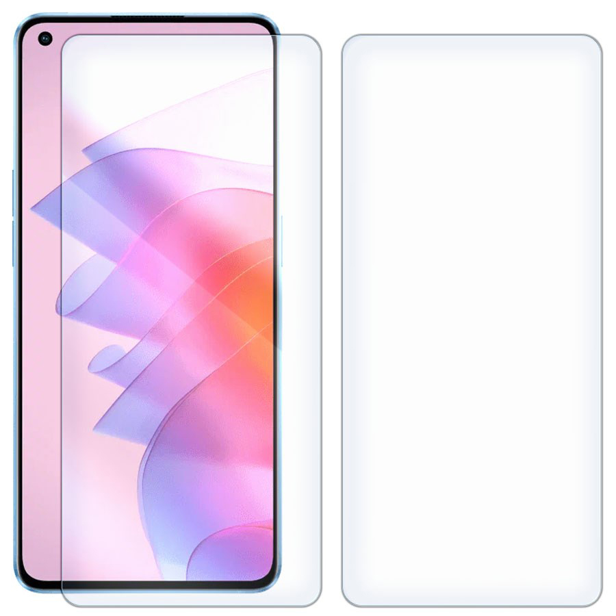 

Комплект из 2-x защитных гибридных стекол для OPPO Reno7 Pro 5G