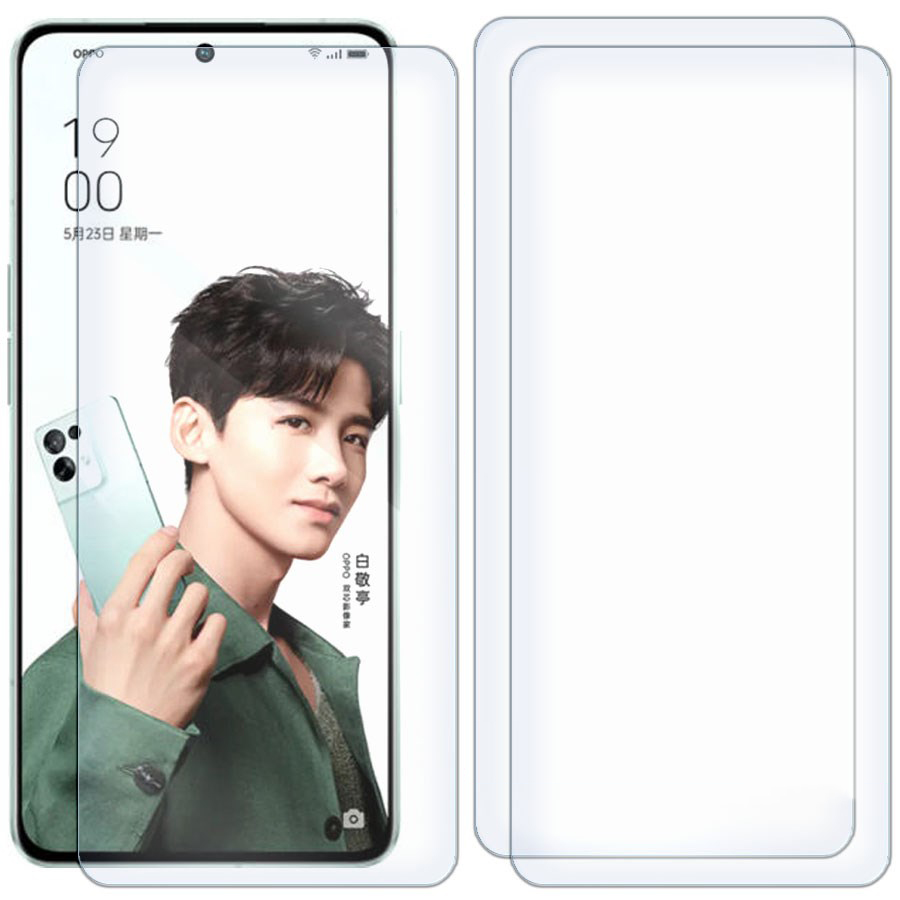 

Комплект из 3-x защитных гибридных стекол для OPPO Reno 8 Pro Plus